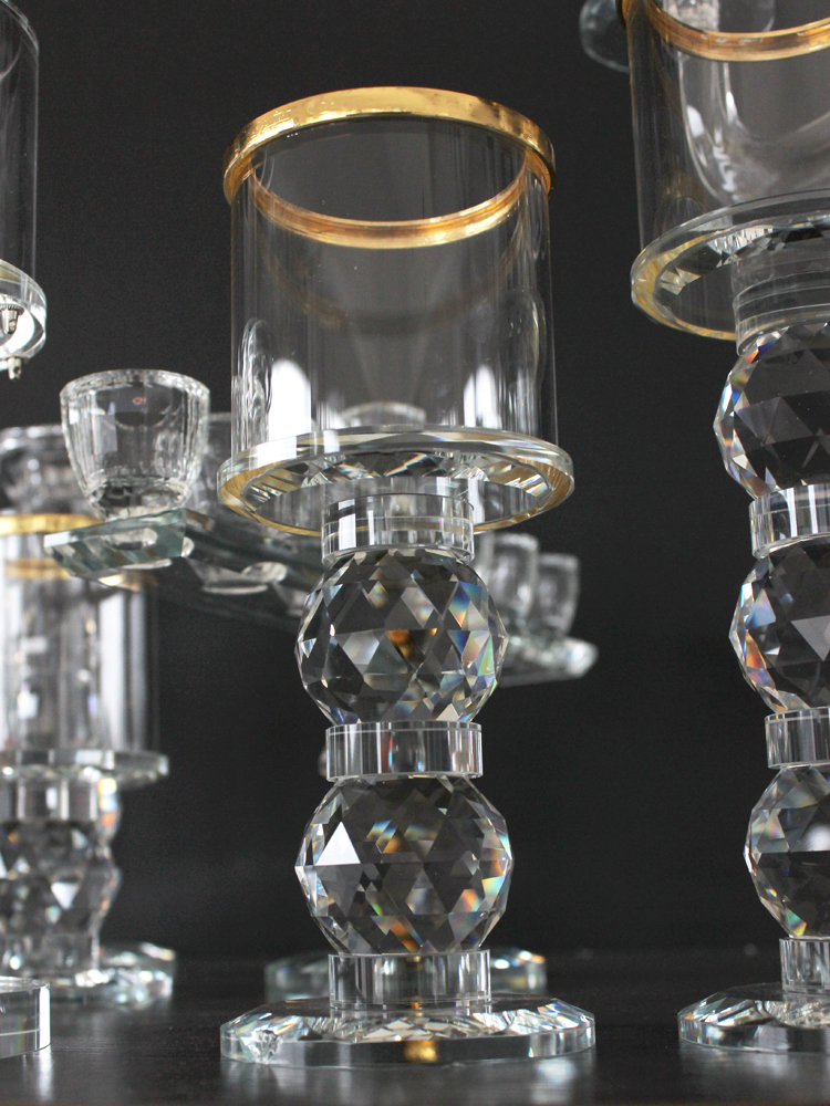 Crystal candlestick